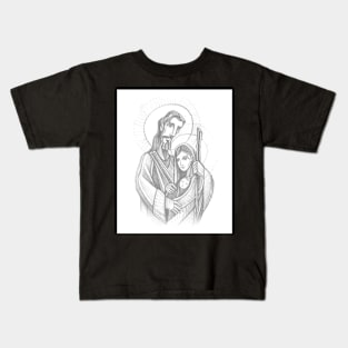 Holy Family illustration Kids T-Shirt